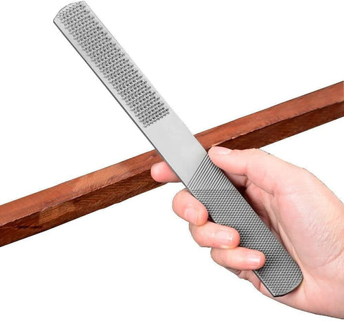 Wood Rasp File 4 Way Premium Grade - High Carbon Hand File Set for Sharpening Wood and Metal Tools.
