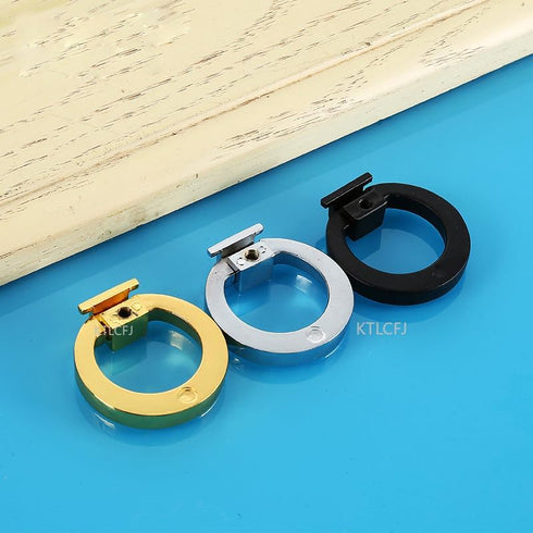 Generic Zinc Alloy Bedside Cabinet Modern Silver Black Golden Knob Handl Circular School Furniture School Furniture