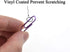 HAHIYO Paper Clips 1.1" (28mm) Length Purple Paperclips, Bright Colors Vinyl Coated for Bookmark Organize Home Office