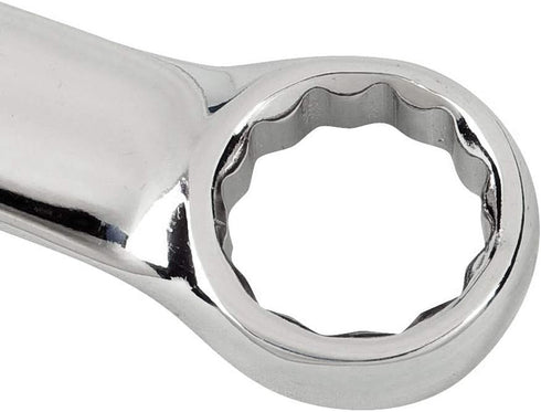URREA 12-Point Combination Wrench - 10mm Extra Long Mechanics Tool with Nickel-Chrome Finish - 1210ML