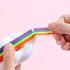 Cloud Tape Dispenser with Rainbow Masking Tape, Cute Non-Skid Base Holder for Gift Wrapping and Home Office