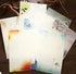 Retro A4 Stationery Paper and Envelopes Set, 32 Sheets Writing Paper and 12 Envelopes, Old Age Printer Paper