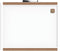 U Brands PinIt Combination Dry Erase Board, 16” x 20” White Frame Office Supplies with Marker and Magnet