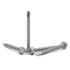 #14 x 4" Hex Washer Head Self Drilling Screws, 25 PCS, Self Tapping Sheet Metal Tek Screws, 410 Stainless Steel
