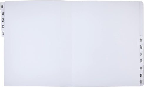 Smead Desk File/Sorter - Monthly (Jan-Dec), 12 Dividers, Letter Size, Dark Blue (89286)