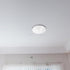 18.7cm iplusmile Replacement Mushroom Ceil Shade, Plastic White Flush Mount Ceiling Light Cover Lamp Dustcovers