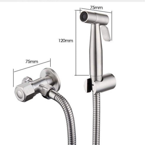 YHWKZCTTT 304 SetSpray SetToilet Cloth Diaper Baby Shower Spray Attachment - Stainless SteelSpray Gun Head Bathroom