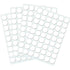 Self-Adhesive Screw Hole Stickers, 384pcs 0.59inch/15mm Dust Proof Caps for Wood Screws in White
