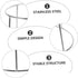 2pcs Cabilock Stainless Steel Seafood Display Rack Buffet Serving Tray Stand for Oysters Shrimp and Crab Compact Food