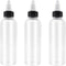 3 Pcs 6oz Plastic Squeeze Dispensing Bottles with Twist Top Cap