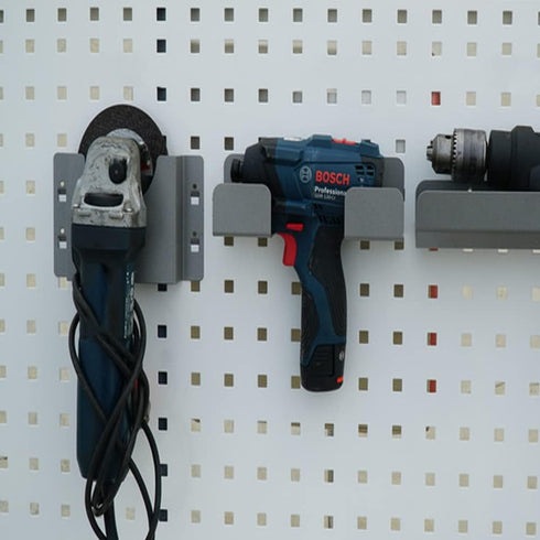 Angle Grinder Holder Tool Wall Mount Bracket - Storage Rack for Angle Grinders, Cutters, Polishers, Impact Wrench