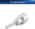 Utoolmart 1/4" Quick-Change Hex Shank 17mm Impact Nut Driver Drill Bit Tool