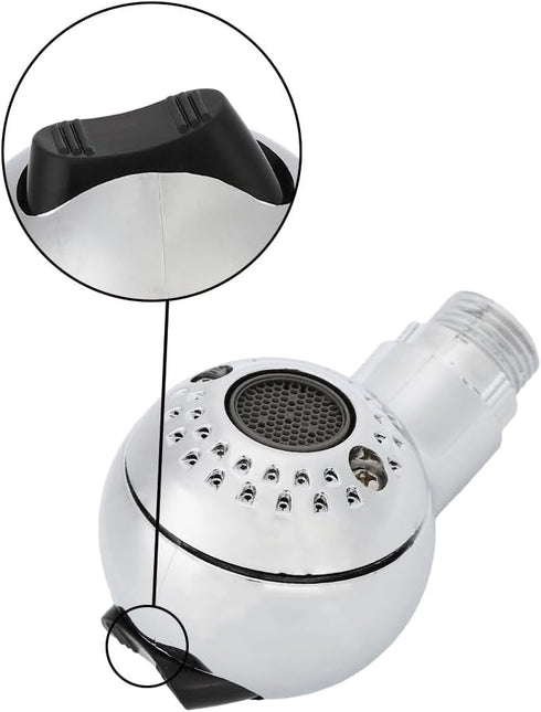 Joyzan Salon Shampoo Bowl Spray Head, Pedicure Chair Sparyer Shower Head Sink Faucet Attachment Replacement Part Side
