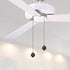 FP-1029-ORB-2 24 inch, 2-Pack Royal Designs, Inc. Adjustable Ceiling Fan Pull Chain Extension with Baby Elephant