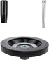4.92" Hand Wheel with Revolving Handle, 0.47" Hole Diameter for Milling Machine Industrial Lathe