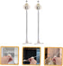 6pcs ORFOFE Cabinet Door Hinges Rod Design for Furniture Flexible Support Mechanism for Easy Operation Suitable