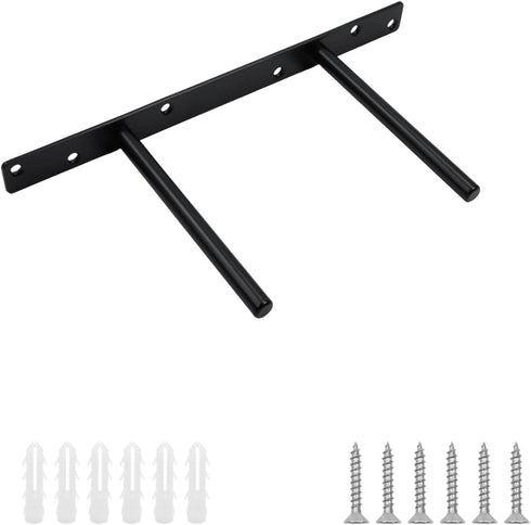 12" 5.9"/150mm Dnyta Heavy Duty Floating Shelf Bracket, Hidden Brackets for Floating Shelves, Invisible Layer Board