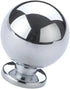 Ywmsfl 6Pcs Furniture Decorative Handle Modern Zincs Alloy Dressers Knob Round Ball Bedside