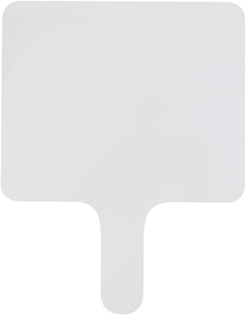 Dry Erase Answer Paddle, Double Sided White Board Paddles, 25 Pack, 7.83 x 6.46 Inches