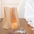 ARTSEWPLY 100pcs 250g Packaging Kraft Paper Bread Bags with Window, Baking Sandwich Pouches for Toast, Cookies