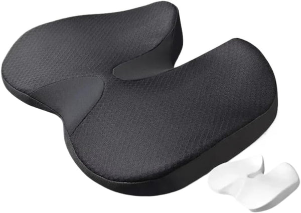 JJKSKV Orthopedic Memory Foam Prostate Cushion - Non-Slip Tailbone Relief for Sciatica Pain