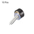 uxcell Mirror Screws, 10mm/0.39", 10Pcs Brass Decorative Cap Screws Fasteners for Mirror Tables Bath Plates Wardrobes