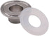 DERNORD Silicone Gasket Tri-Clover O-Ring - 1 Inch (Pack of 2)