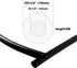 Silicone Tubing 1/2" ID x 3/4" OD Black High-Temperature Food Grade Hose Tube for Air and Liquid Transfer (6 Meter)