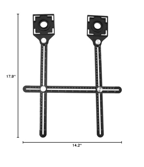 Universal Angle Ruler Tool for Precision Measurements