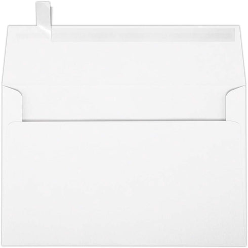 LUXPaper A9 Invitation Envelopes | Peel & Press | 5 3/4" x 8 3/4" | White | 80lb. Text | 50 Qty by LUXPaper