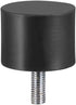 uxcell M8 Thread Rubber Mounts, Vibration Isolators, Cylindrical Shock Absorber with Studs, 40mm x 30mm