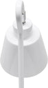 LD1079-WHT 16" Simple Designs Sleek Essentials Metal Looped Desk Task Lamp with Adjustable Shade, for Office, Desk