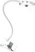 Adjustable LED Magnifier with Clamp Lamp, Rechargeable Magnifying Lamp
