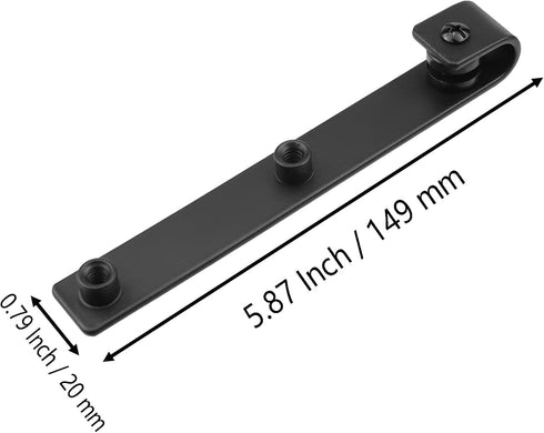 4 Packs Heavy Duty Mini Cabinet Sliding Barn Door Hardware Kit for TV Stand, Cupboards, Storage Cabinets, Wardrobes, J
