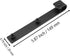 4 Packs Heavy Duty Mini Cabinet Sliding Barn Door Hardware Kit for TV Stand, Cupboards, Storage Cabinets, Wardrobes, J