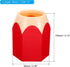 PATIKIL Cute Plastic Pencil Holder for Desk - Red Pencil Shape Cup Organizer