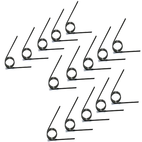 10pcs Torsion Springs V-Shaped 60/90/120/180 Degrees, Wire Diameter 1.2mm Small Torsion Springs Kit for DIY Projects