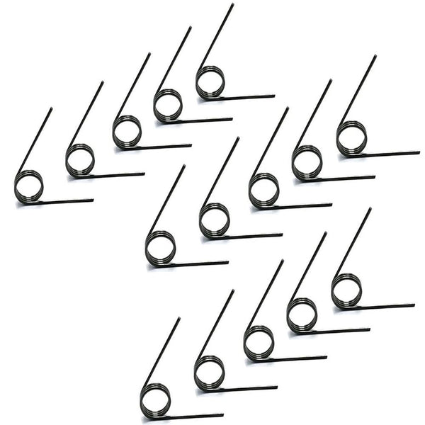 10pcs Torsion Springs V-Shaped 60/90/120/180 Degrees, Wire Diameter 1.2mm Small Torsion Springs Kit for DIY Projects