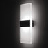 Mobestech LED Wall Light Modern Acrylic Wall Sconce Rectangle Wall Lamp for
