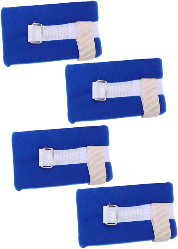 Outanaya 4Pcs Hospital Hand and Foot Straps for Bedridden Elderly Care Adjustable