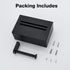 TRUSTMI Toilet Paper Holder with Storage Shelf Phone Standing Tisuse Box Cover Square Bathroom Wet Wipe Facial