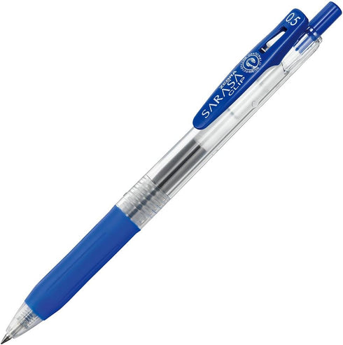 Zebra Sarasa Clip Gel Ballpoint Pen, Blue, 0.02 inches (0.5 mm)