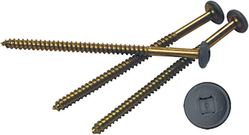 Ekena Millwork 3" Painted Screws for Vinyl Shutters, 419 - Storm Cloud (Each)