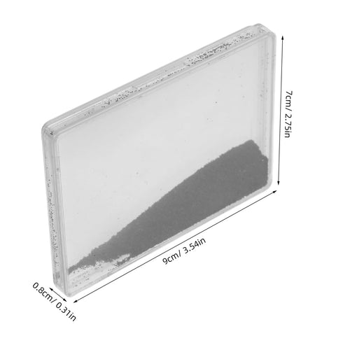 3.54X2.75X0.31 Inches ULTECHNOVO Magnetic Field Demonstration Device with Iron Filings for Physics Experiments
