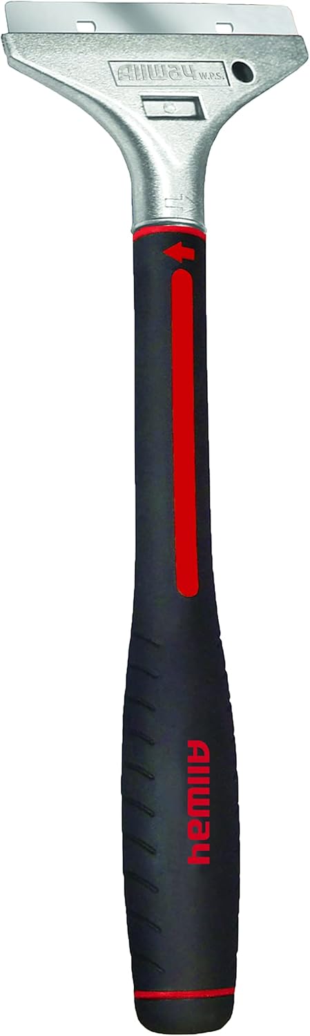 ALLWAY WPS Aluminum-Headed Multi-Purpose Scraper and Stripper with 4" Blade, 12" Handle