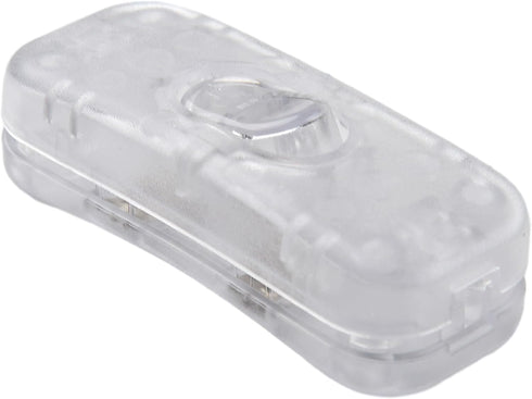 Generic 303 2A 250V-Polycarbonate Push Button Switch, for Table Lamps, Desk Lamps & Floor Lamps Rocker Switch for Matte