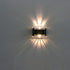 2pcs UKCOCO Solar Wall Sconce Lights Outdoor Waterproof Warm Light Solar Deck and Step for Patio Garden Fence Yard