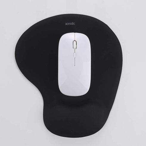 Ergonomic Computer Mouse Pad with Wrist Rest Support, Non-Slip PU Base for Pain Relief at Home Office