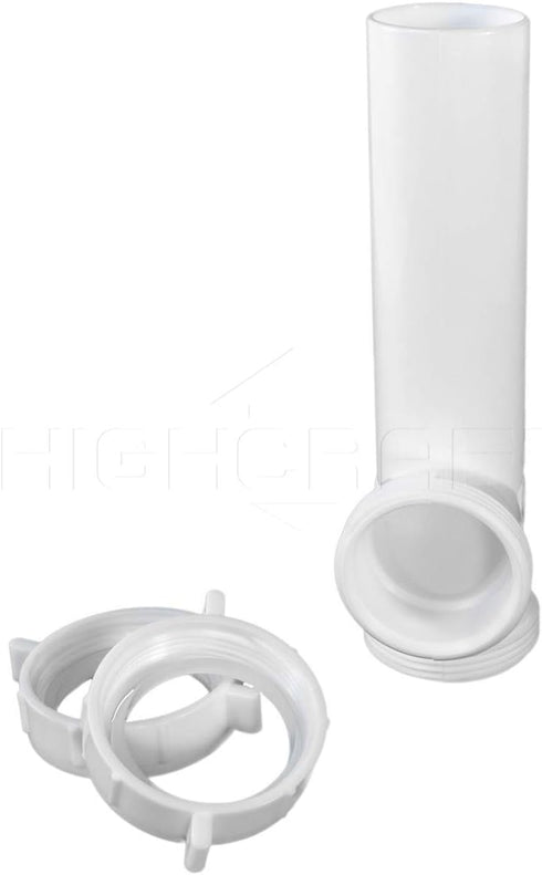 Q21125 Plastic End Outlet Tee, 1-1/2 Inch White for Tubular Drain Applications