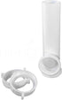 Q21125 Plastic End Outlet Tee, 1-1/2 Inch White for Tubular Drain Applications